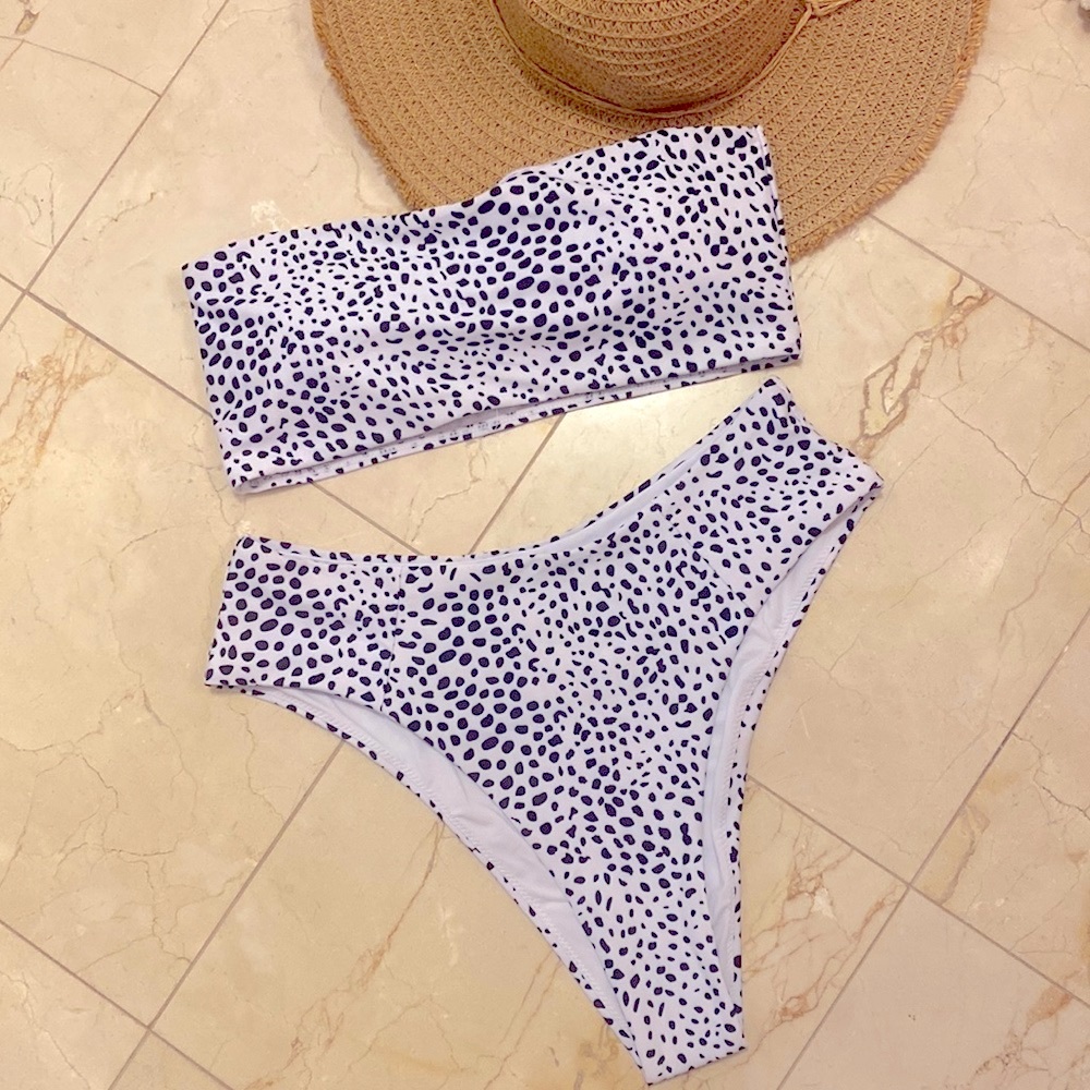 Dalmatian print bikini